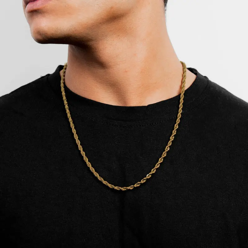 Rope 4MM Chain (Gold)
