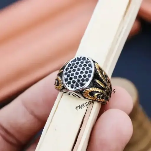 MENS RING BLACK NAWAB 